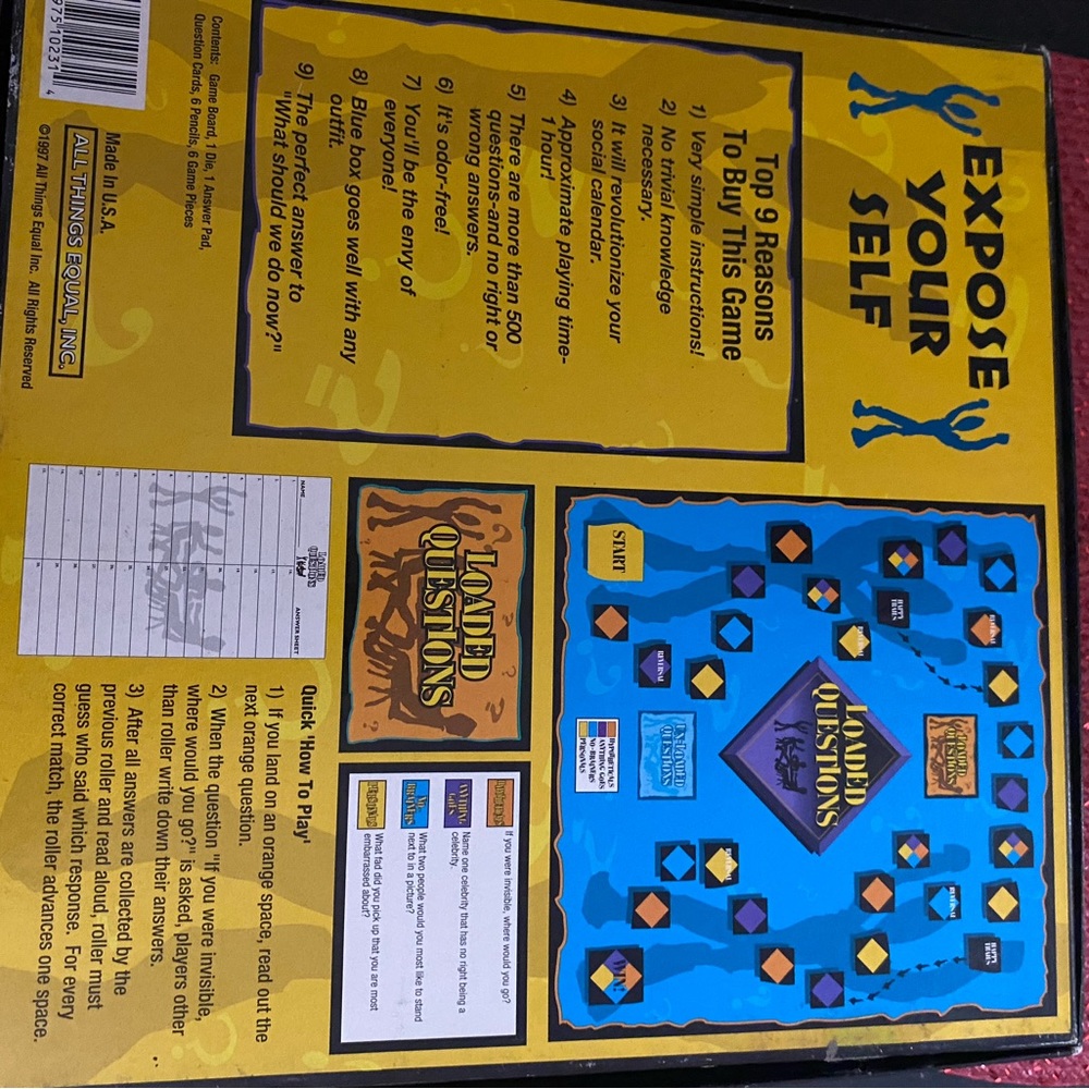 Loaded Questions Game - Picture 2 of 2